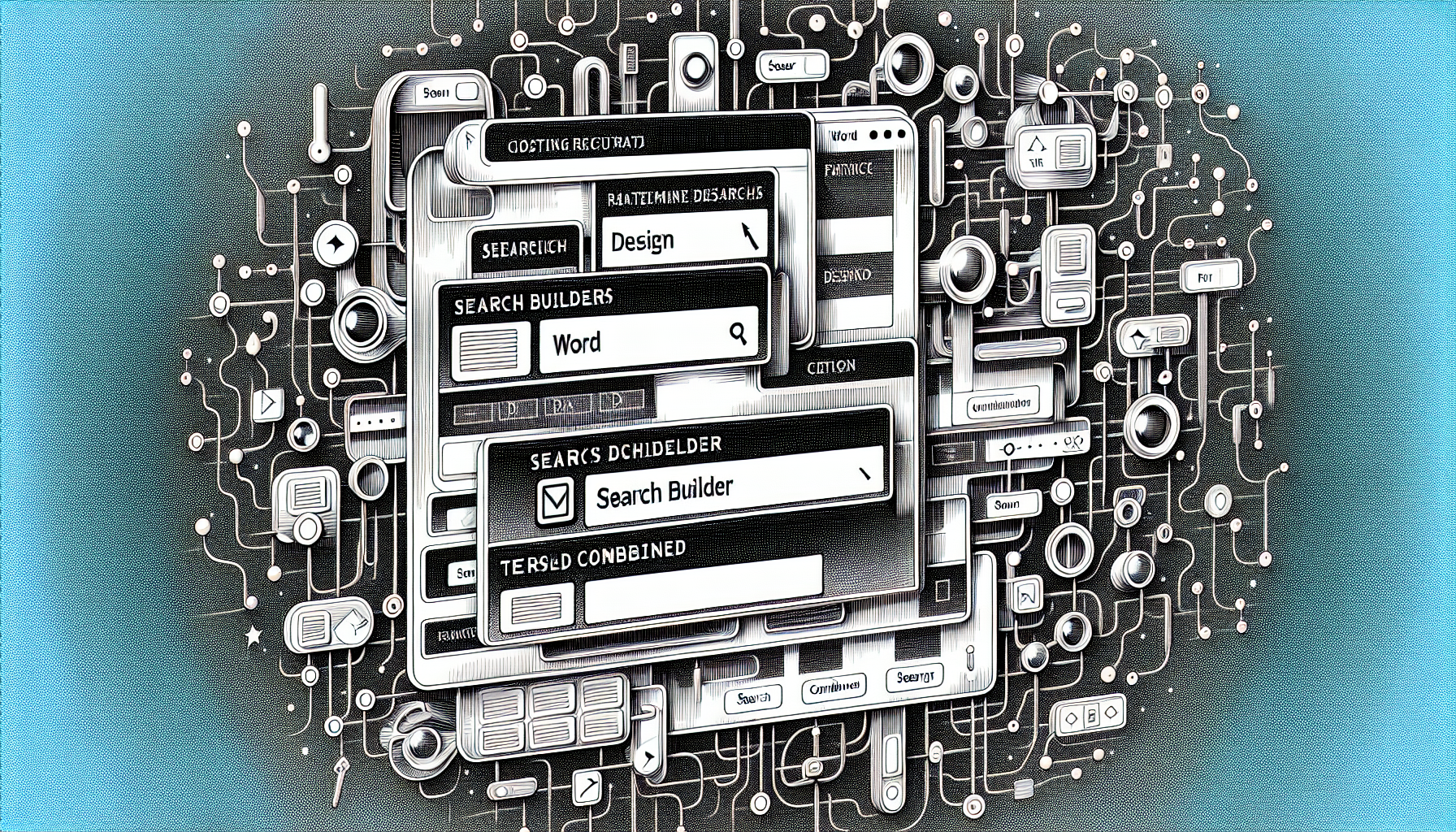 Trademark search database interface