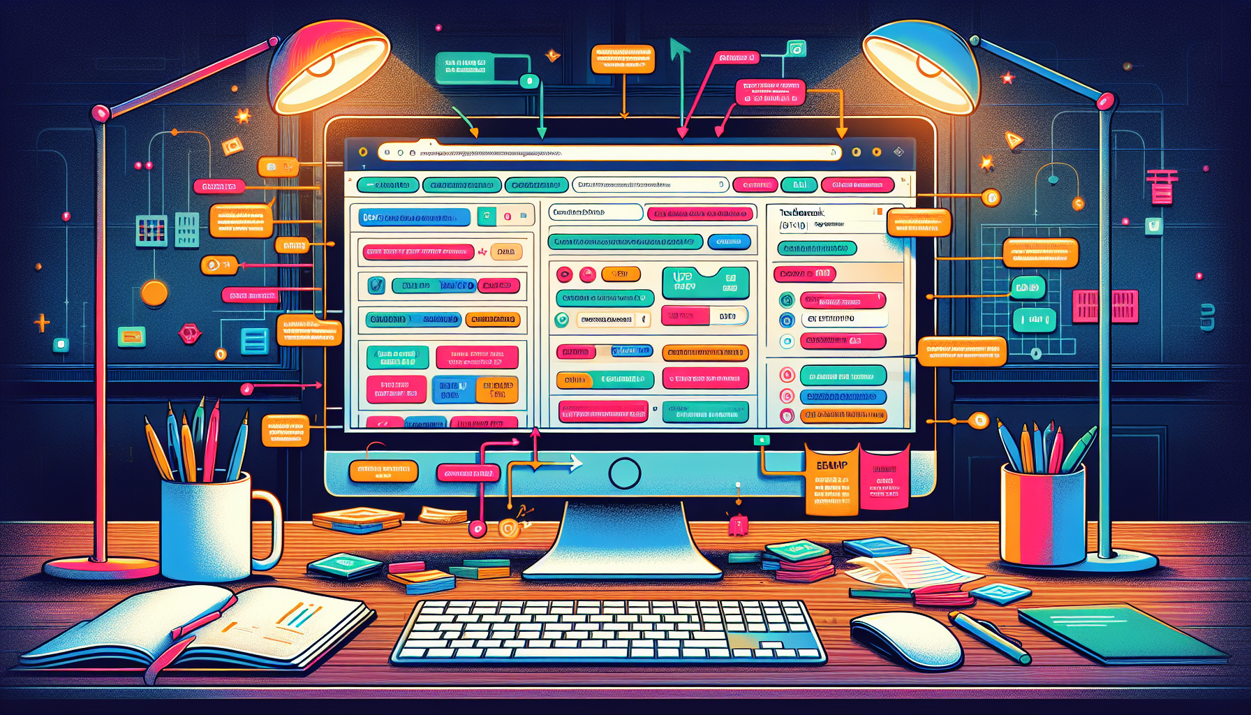 A visual guide to using the USPTO trademark database.