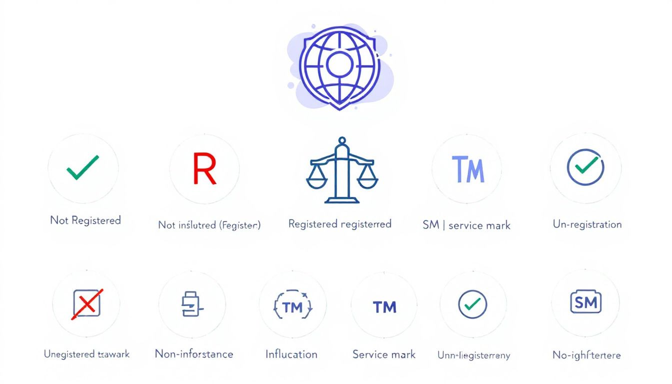 A visual representation of trademark definition concepts.