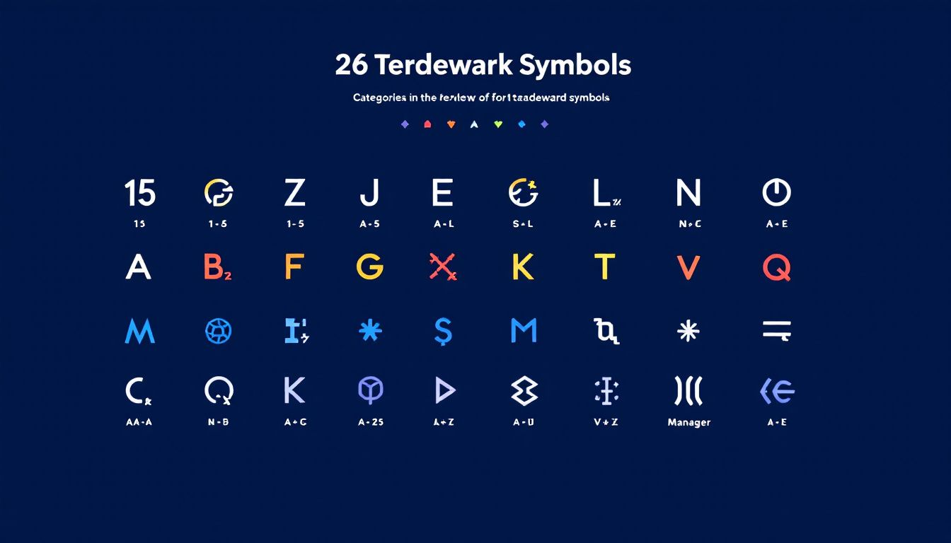 Visual guide to trademark symbols.